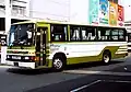 広島電鉄P-HU273BAトップドア仕様、RU6B系に準じたボディを架装したもの