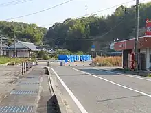 秋月飛渡瀬線終点付近