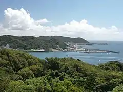 葉山町方面の眺め