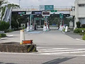 伊勢自動車道・久居インターチェンジ（撮影地点は隣接の久居明神町）