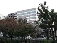 本部が入居する久屋パークサイドビル(2014年10月)