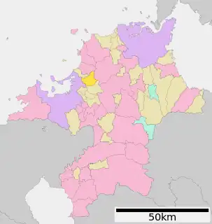 久山町位置図