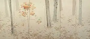 菱田春草「落葉」1909年