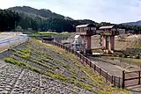 新々樋曽山隧道呑口と水門(2020年4月)