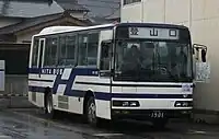 1971994年まで導入された中型一般路線車はこの塗色であった（現在は全車廃車となり消滅）。