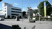 改装前の駅前広場・北側（2007年8月）
