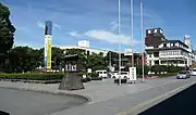 改装前の駅前広場・南側（2007年8月）