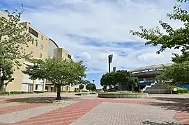 総合体育館と市民球場
