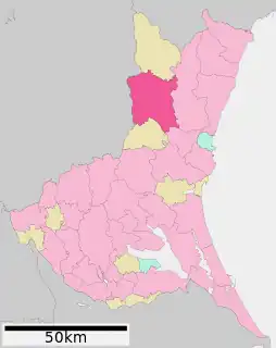 常陸大宮市位置図