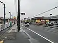 南友田駅。右に日田方面、左に添田方面のりば。
