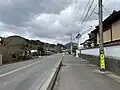 吉竹駅。右に日田方面、左に添田方面のりば。