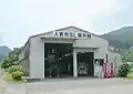 構内にある人吉市SL展示館