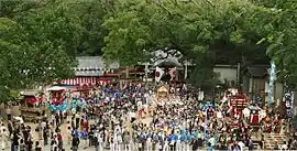 日和佐八幡神社秋季例大祭境内