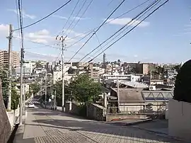 日和山から南東方向を写す(2014年8月)