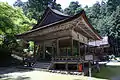 日吉大社の摂社・白山姫神社拝殿と本殿(重文)