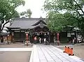 方違神社の旧拝殿　2007年7月15日撮影　