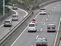 三ツ沢JCT以前はここが分岐で分離帯は無かった