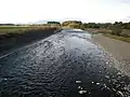 那須野が原を流れる下流域の箒川。