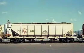 ホキ8300形、オホキ83001986年10月19日、石巻埠頭駅