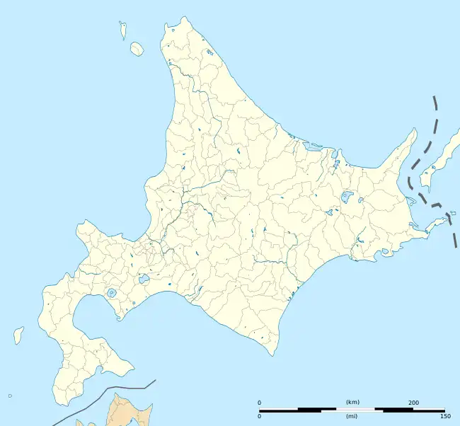 札幌大学の位置(北海道内)