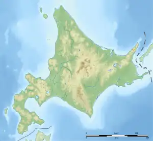 礼文島の位置(北海道内)