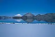 冬の洞爺湖
