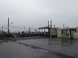 旧駅舎撤去後の駅東側(2013年5月)
