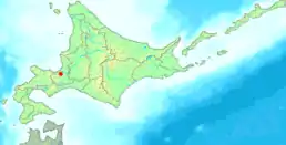 北海道内における札幌市北区の位置