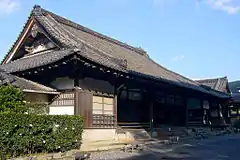 現在の方広寺本堂。妙法院の脇寺であった日厳院の客殿を、明治初頭に移築したものである。