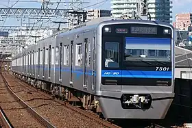 7500形（2021年7月 四ツ木駅）