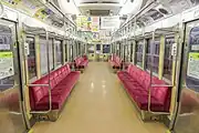 7700系の車内（クハ7711）