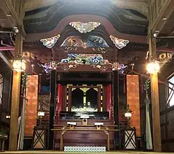 富士吉田市　北東本宮小室浅間神社(富士吉田市大明見)　本殿　一間社入母屋造、軒唐破風付