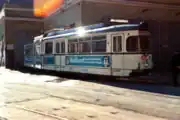 インスブルック市電譲渡後の車両（1976年撮影）