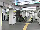 西改札・ホーム(2019年8月)