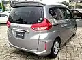 フリード G・Honda SENSING（2016年9月販売型）ディーラーオプションのエアロバンパー装着車 リア