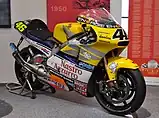 大きく設計変更を受けた2001年型NSR500（バレンティーノ・ロッシ車）
