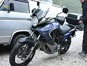 XL700V TRANSALP2008年モデルRD15型（左）2012年モデルRD15型（右）
