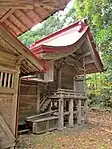 安福河伯神社本殿（北側）