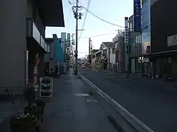 福島県道59号沿道の様子