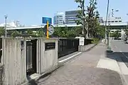 堀留水処理センターと若宮大通