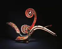 Hornbill figure, Iban, ボルネオ, １９世紀