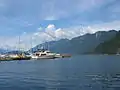 ハウサウンドと漁船
