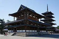 法隆寺金堂と五重塔(斑鳩町)