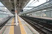 上り高架ホーム(2020年8月)