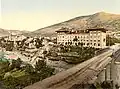 1890年から1900年頃のホテルネレトヴァとムサラ橋