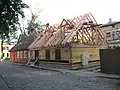 西洋住宅に見られるトラス構造(ラトビア)