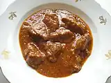 Hovězí guláš　ホヴェジィー・グラーシュ（牛肉のグラーシュ）