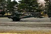 牽引状態のFH70