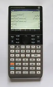 HP PrimeでCASを使っているところ