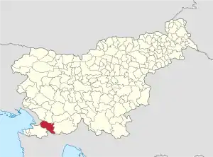 Umestitev občine Hrpelje - Kozina v Sloveniji